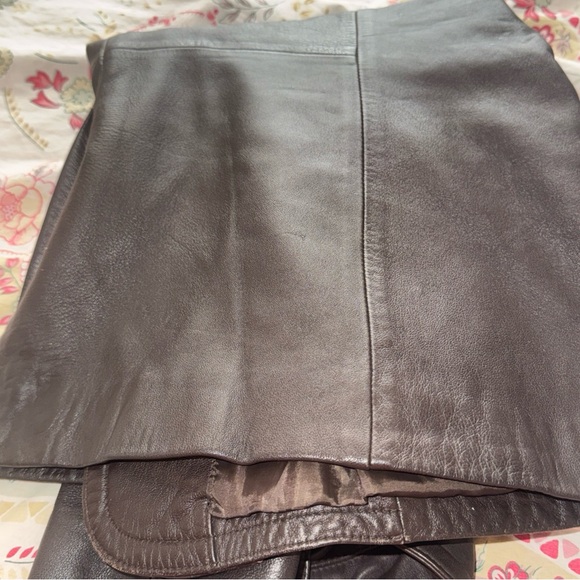 JLC Brown Leather Jacket vintage - Picture 12 of 12